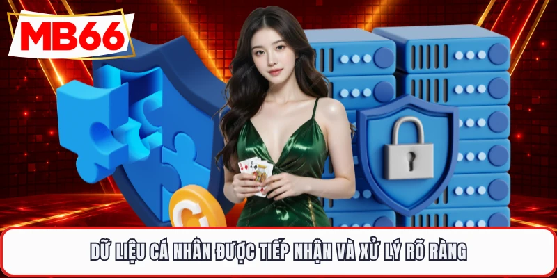 Dữ liệu cá nhân được tiếp nhận và xử lý rõ ràng