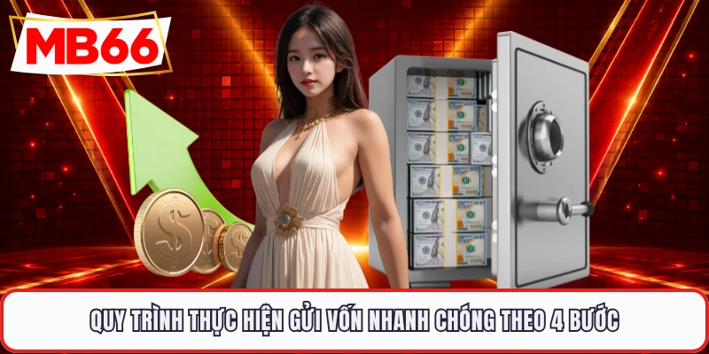 Quy trình thực hiện gửi vốn nhanh chóng theo 4 bước
